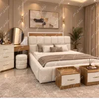 جهیزیه کامل سرویس خواب۲نفره۱نفره تخت باکس تشک تدی