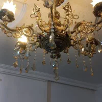 لوستر ۶ شاخه|لوستر و چراغ آویز|مشهد, طبرسی شمالی|دیوار