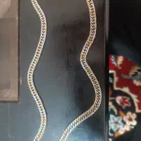 زنجیر کارتیر  نقره ای طلایی