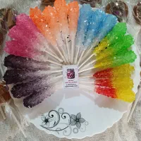 قند، نبات و آبنبات فانتزی گیاهی رنگی