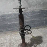 دوعدد قلیان چوب اصل گردو حکاکی شده