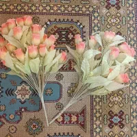 چند دست گل مصنوعی|گل مصنوعی|ابریشم, |دیوار