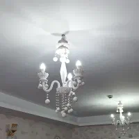 یک جفت لوستر پذیرای بسیار شیک وتمیز سالم