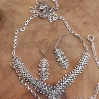 سرویس طلای سفید کاملا نو