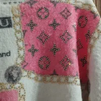 بلوز آستین بلند بافت طرح اسب