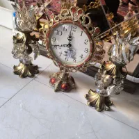 شمعدانی و ساعت برنز