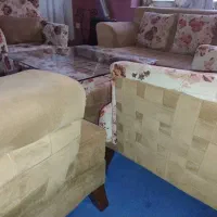 مبل راحتی هفت نفره با میز وسط