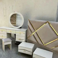 تخت دو نفره عروس گلد|تخت و سرویس خواب|کاشان, باغ ماجد|دیوار