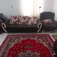 مبلمان ۵ نفره با در حد نو بدون پارگی بفروش میرسه|مبلمان خانگی و میز عسلی|فومن, |دیوار