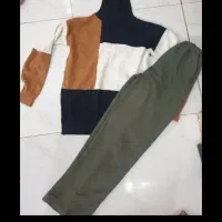 مانتو کتی هودی کاپشن دخترانه کلی لباس خونه نو سالم