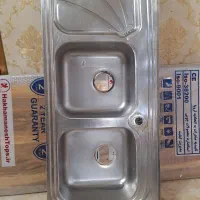 سینک دو قلو استیل البرز در حدنو