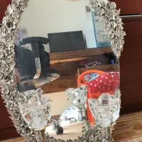 آینه و شمعدان بدون کنسول