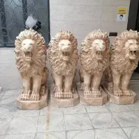 شیر وحشی فایبرگلاس(مجسمه سازی )