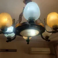 لوستر شش شاخه|لوستر و چراغ آویز|رشت, توشیبا|دیوار