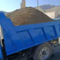 َشن ماسه  با نیسان کمپرسی