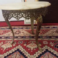 دوعدد میز عسلی برنز