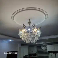 یک جفت لوستر برنز ۸ شاخه هر کدام ۶ تومان