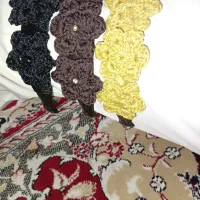 تل تزئینی بافتنی کار دست و کلاه سر