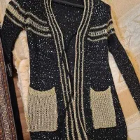 ژاکت بافت لمه دار