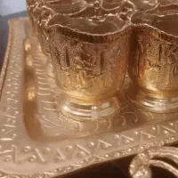 گالش (گیره استکان) و سینی و قندان|ظروف سرو و پذیرایی|کرج, مهرویلا شمالی|دیوار