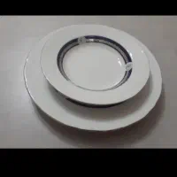 بشقاب پلو خوری چینی مارک مقصود گل لاله