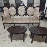 مبل سلطنتی 9نفره چوب گردو