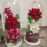 دکوری گل شیشه ای