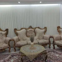 مبل سلطنتی 9نفره چوب راش|مبلمان خانگی و میز عسلی|فردوسیه, |دیوار