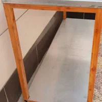 ۲ عدد میز آلومینیومی