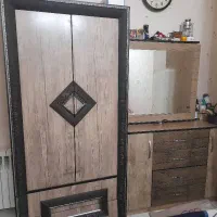 سرویس خواب دونفره mdf ضدخش کاملا تمیز|تخت و سرویس خواب|پاکدشت, پاکدشت (مامازند)|دیوار
