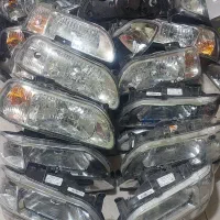 چراغ جلو پراید درحد نو مزایده کامل با لامپ وموتور