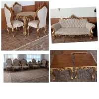 مبل ۷نفره با میز غذاخوری چهارنفره