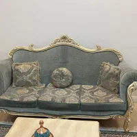 مبل استیل ۷ نفره به همراه  نهار خوری شش نفره|مبلمان خانگی و میز عسلی|تهران, زعفرانیه|دیوار