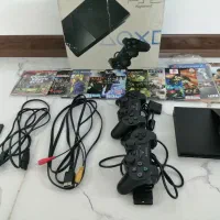 ps2  سه دسته در حد نو با بازی و مموری کارت