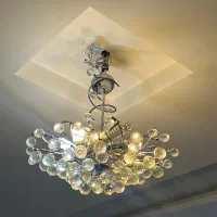 2 عدد لوستر کریستال|لوستر و چراغ آویز|تهران, امانیه|دیوار