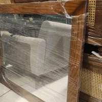 کنسول حصیری تمام چوب سرویس چوب میزتی وی|بوفه، ویترین، کنسول|مشهد, توس (بلوار توس)|دیوار