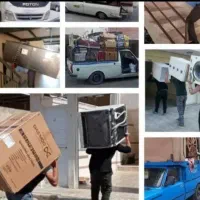 کارگراسباب کشی حرفه ای به همراه بارچین وکارضمانتی