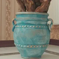 گلدان گوزه ای پتینه
