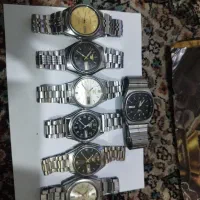 چند عدد ساعت سیکو پنج قدیمی