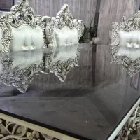 مبل 7 نفره با میز و صندلی نهارخوری 8 نفره  دست دوم|مبلمان خانگی و میز عسلی|شیراز, غدیر جنوبی|دیوار