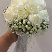 دسته گل وتاج عروس