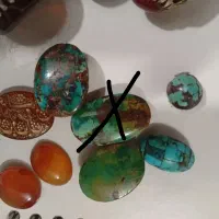 نگین اصلی به شرط نیشابوری عقیق یمنی و....