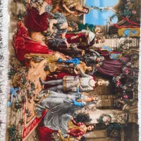 فرش دستبافت طرح عروسی سزار|فرش|اسلام‌‌آباد غرب, |دیوار