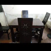 میز ناهارخوری ۴ نفره منبت کاری