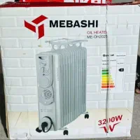 شوفاژ برقی بخاری برقی 13 پره فن دار مباشی اصلی