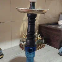 قلیون برنجی وچوبی