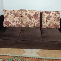 میز ناهار خوری شش نفره و مبل هفت نفره