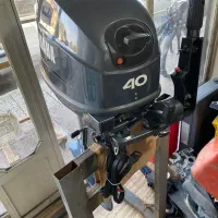 موتور ۴۰ صفر  استارتی داخل کارتون|قایق و سایر وسایل نقلیه|بندر انزلی, قلم گوده|دیوار