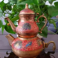 کتری قوری برنجی عتیقه قدیمی