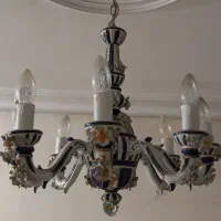 لوستر ایتالیایی 8 شاخه کاملا سالم و بکر